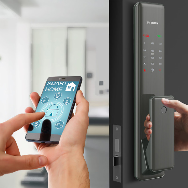 Khóa thông minh điều khiển điện thoại Gia Huy Lock