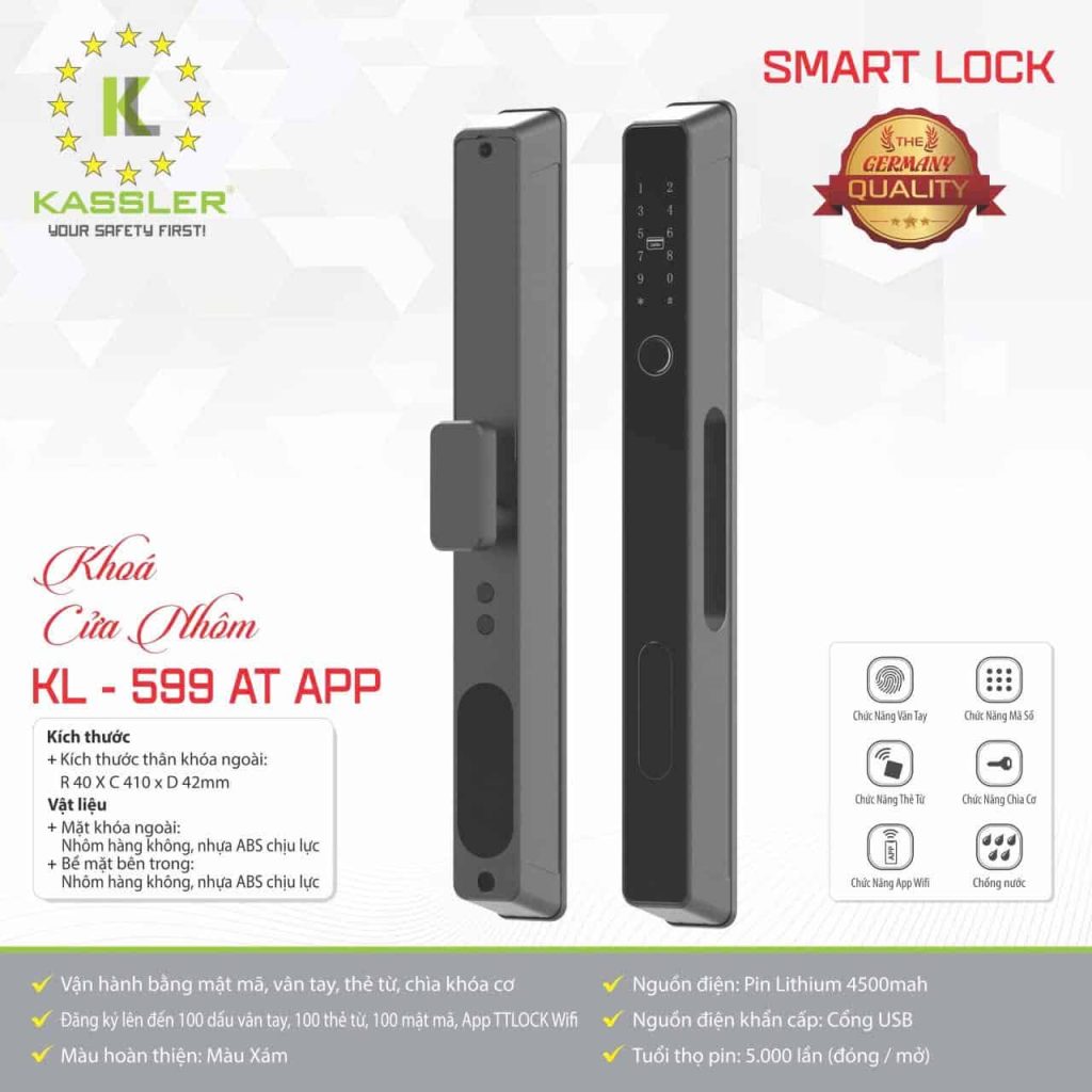 Khóa thông minh Kassler KL - 599AT