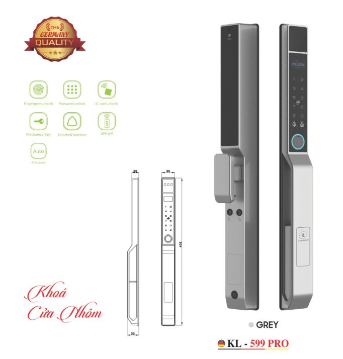 Khóa thông minh Kassler KL - 599 pro