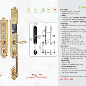 Khóa thông minh Kassler KL - 939