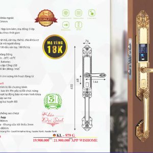 Khóa thông minh Kassler KL - 979 G