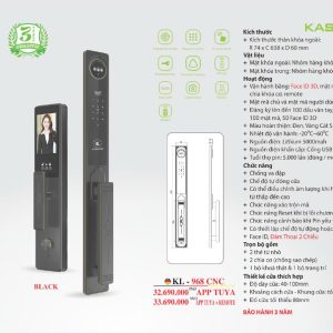 Khóa thông minh Kassler KL - 968 CNC