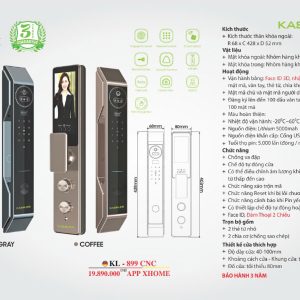 Khóa thông minh Kassler KL - 899CNC