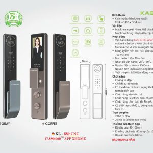 Khóa thông minh Kassler KL - 889CNC