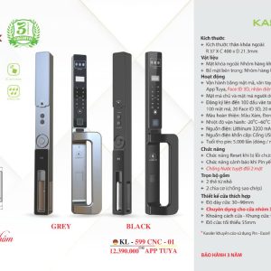 Khóa thông minh Kassler KL - 599 CNC - 01