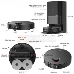 ROBOT hút bụi thông minh DREAME X30 Ultra - Bản Quốc Tế