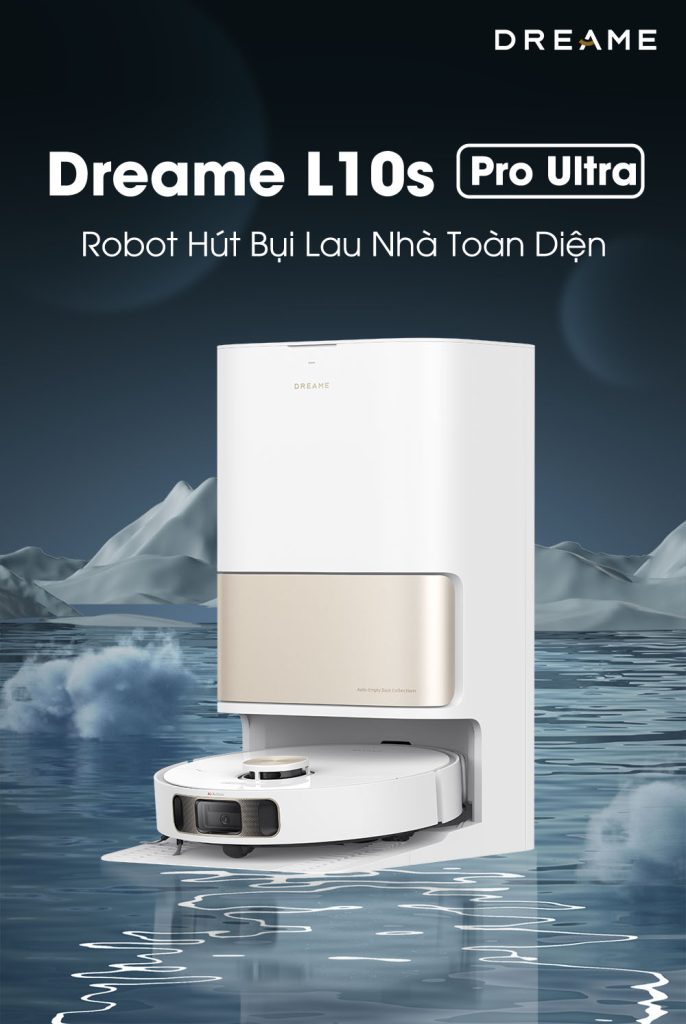 ROBOT hút bụi thông minh DREAME L10s Pro Ultra Heat- Bản Quốc Tế
