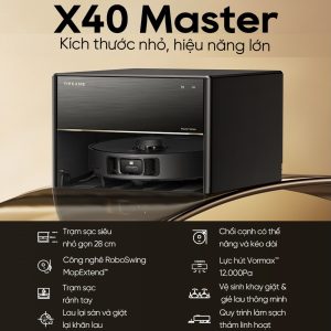 ROBOT hút bụi thông minh DREAME X40 Master - Bản Quốc Tế