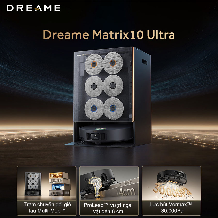 ROBOT hút bụi thông minh DREAME Matrix10 Ultra