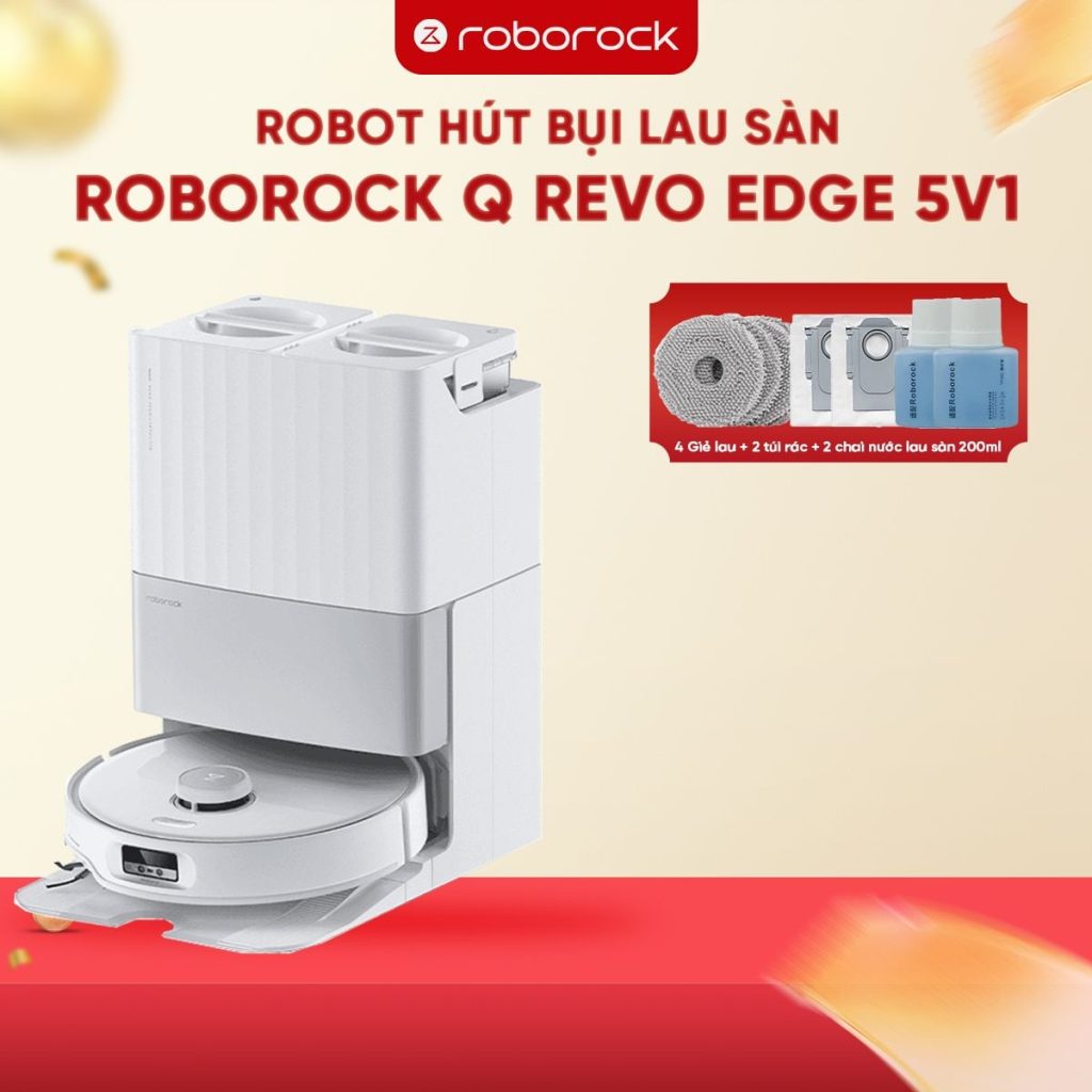 ROBOT hút bụi thông minh Roborock Qrevo Edge 5V1