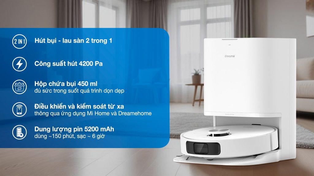 ROBOT hút bụi thông minh DREAME L10 Ultra
