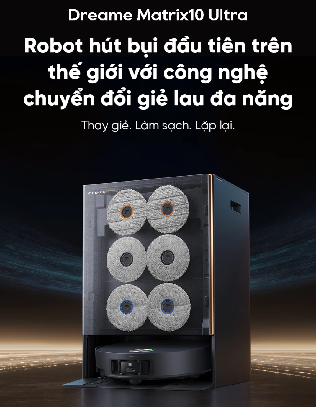 ROBOT hút bụi thông minh DREAME Matrix10 Ultra