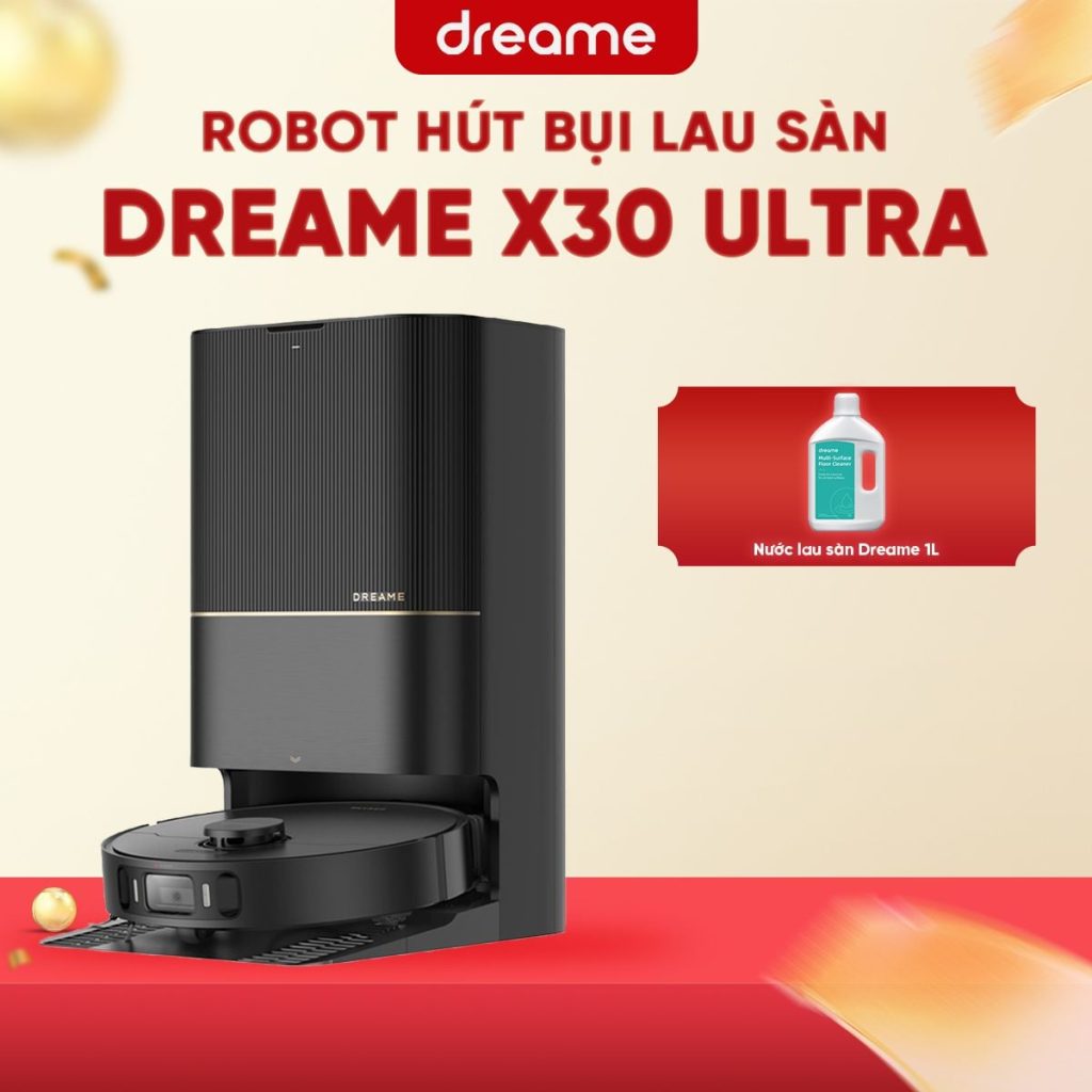 ROBOT hút bụi thông minh DREAME X30 Ultra - Bản Quốc Tế