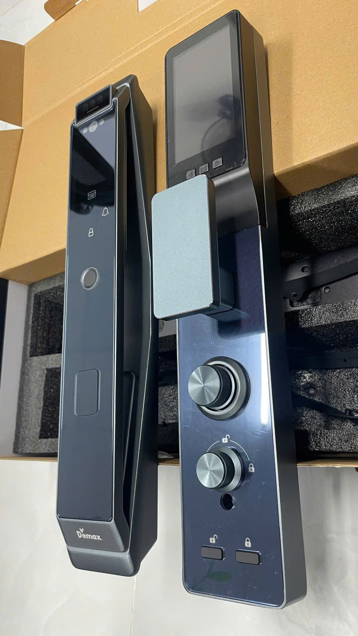 Khóa thông minh Demax EL966 Grey CNC - Ảnh 5