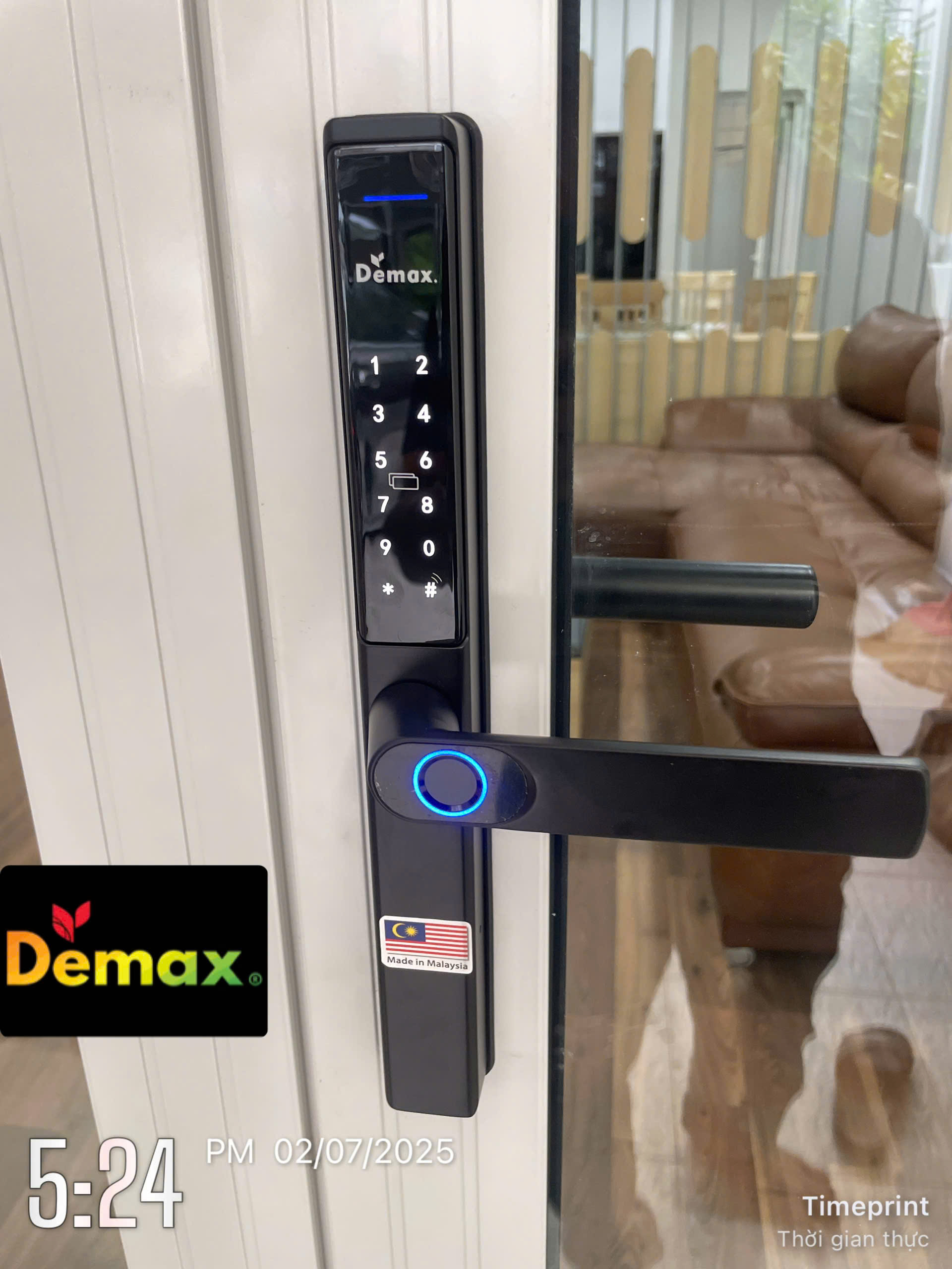 Khóa thông minh Demax EL699 LUX BL / EL599 LUX BL - Ảnh 3