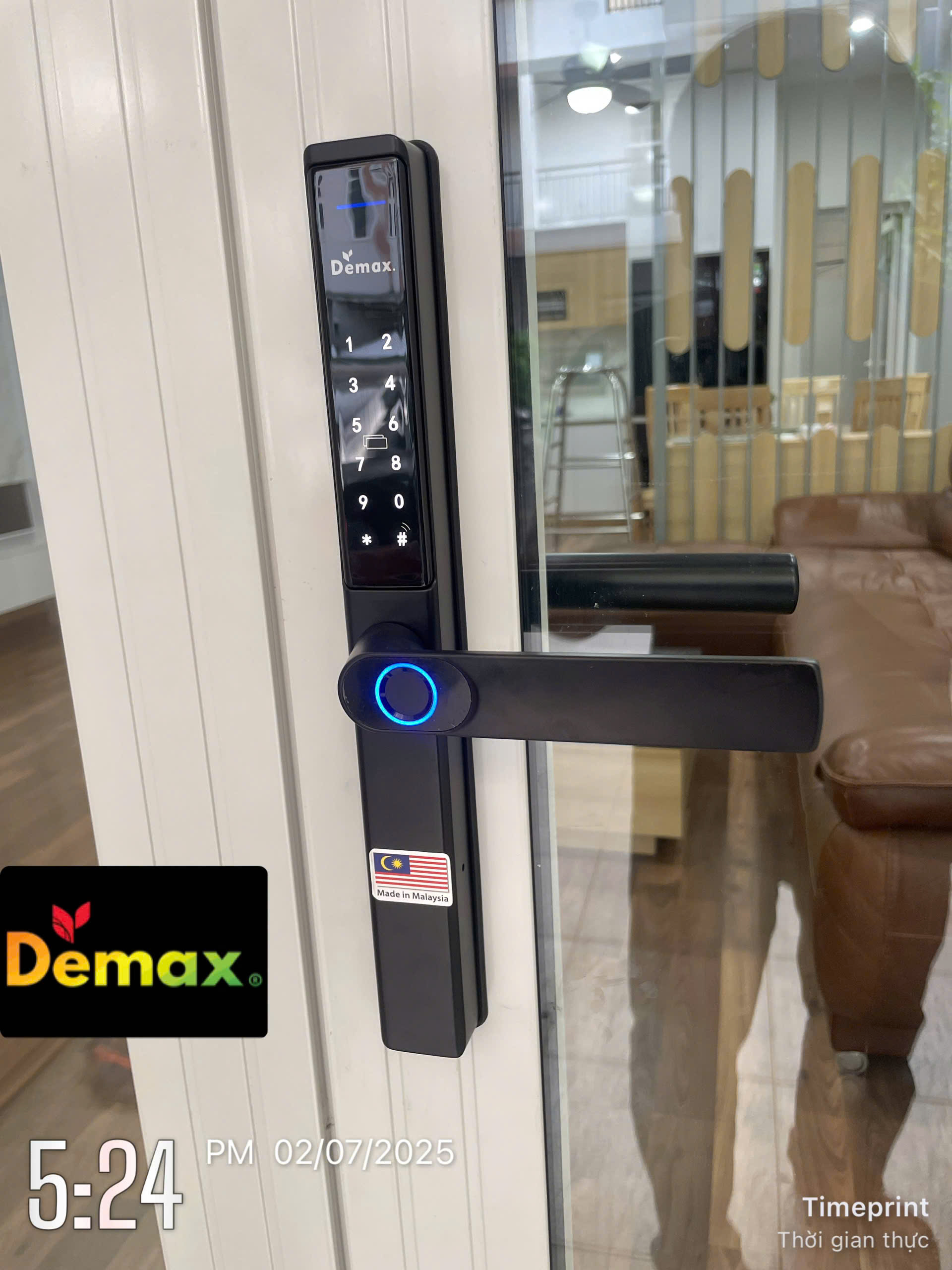 Khóa thông minh Demax EL699 LUX BL / EL599 LUX BL - Ảnh 4