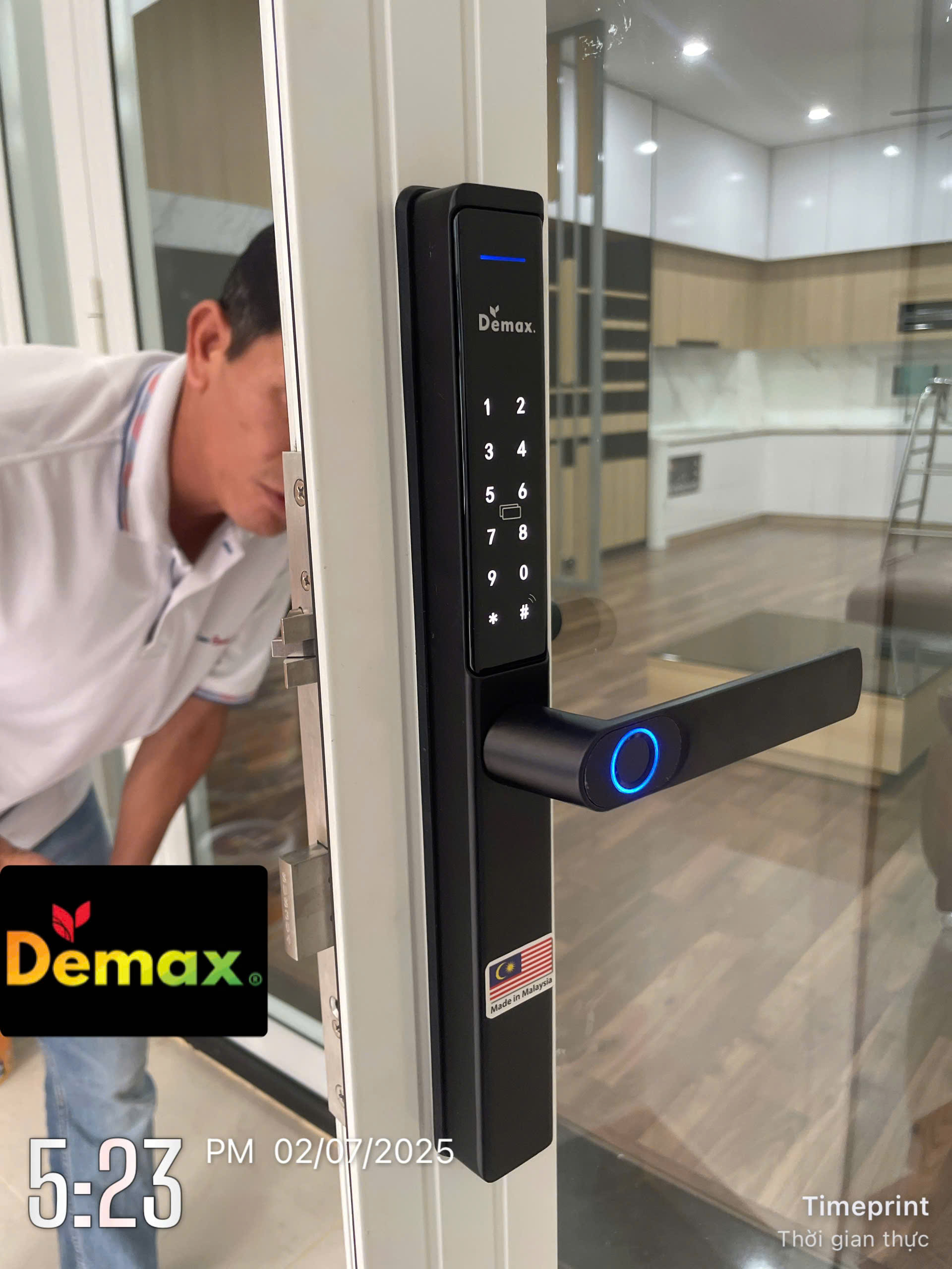 Khóa thông minh Demax EL699 LUX BL / EL599 LUX BL - Ảnh 5